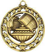 Book & Lamp Medal