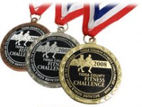 10x Tennis Medals 50mm Choice of ribbons  Great value! Bulk Buy