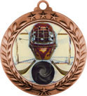 1 3/4 WAM Antique Bronze Color Dome Custom Medals