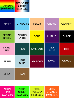 Custom Ribbon Colors