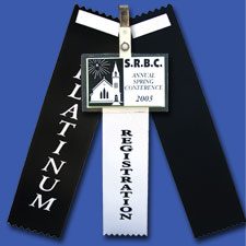 Custom Award Ribbons Double Back Tape Custom Award Ribbons Double Back Tape